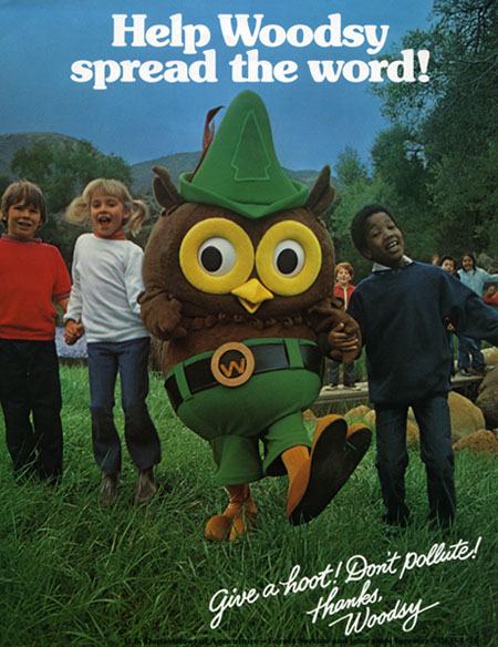 Woodsy Owl spreads the word